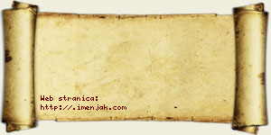 Pavle Crnjanski vizit kartica